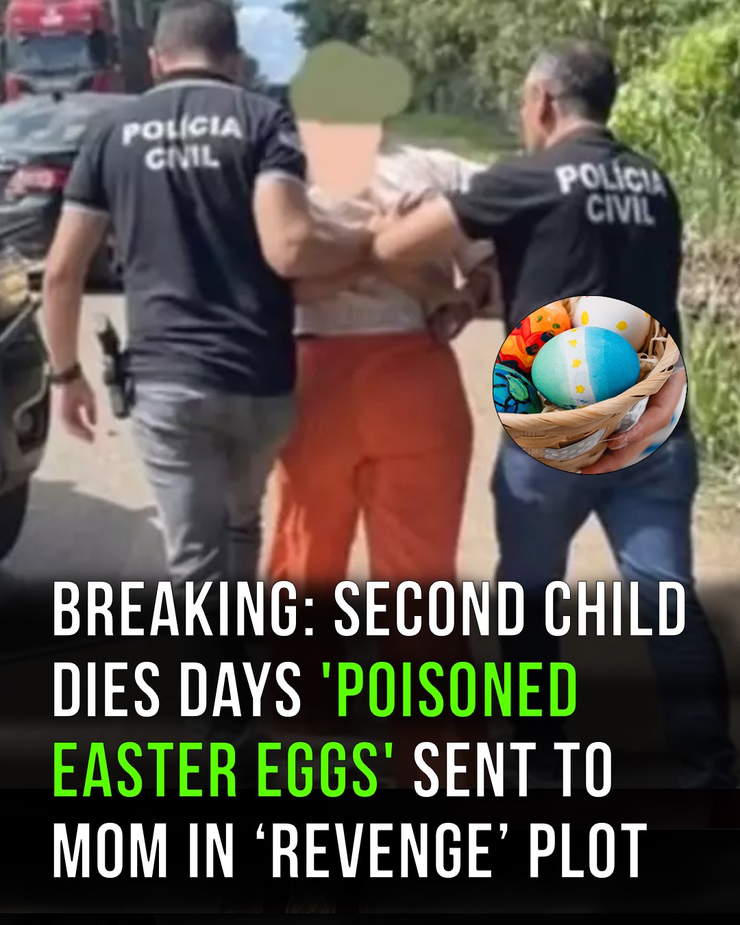 Second child dies after ‘poisoned Easter eggs’ sent to family