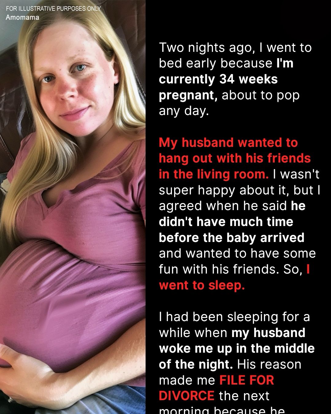 My Husband Woke Me in the Middle of the Night During My Pregnancy — His Reason Made Me File for Divorce the Next Morning