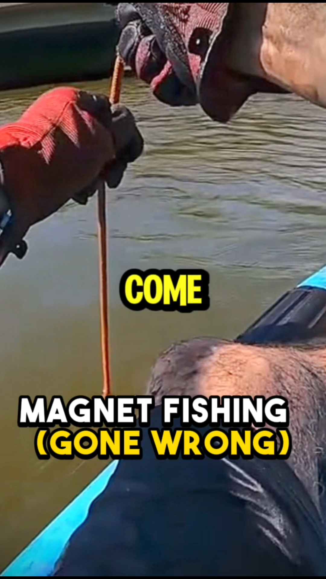Magnet Fishing Takes a Shocking Turn—What He Pulled Up Will Blow Your Mind! 😱🎣