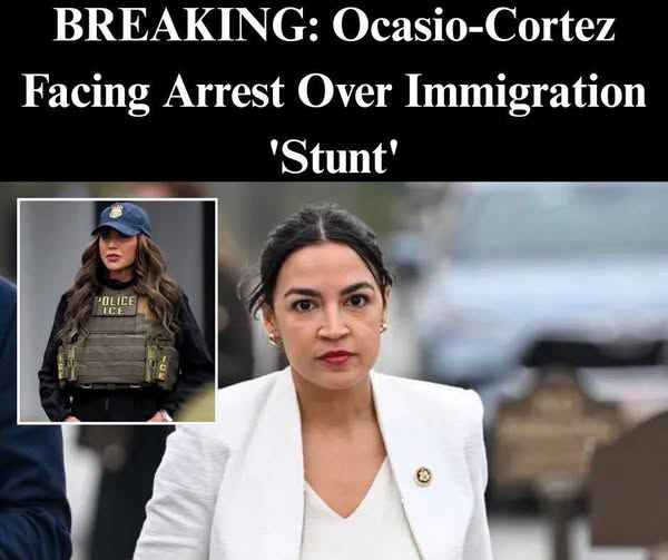 Ocasio-Cortez Threatened With Arrest Over Immigration Stunt