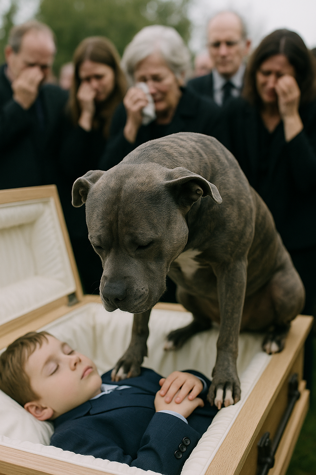 He Waited For His Boy to Wake Up… But He Never Did” — Heartbreaking Scene at Child’s Funeral Leaves World in Tears