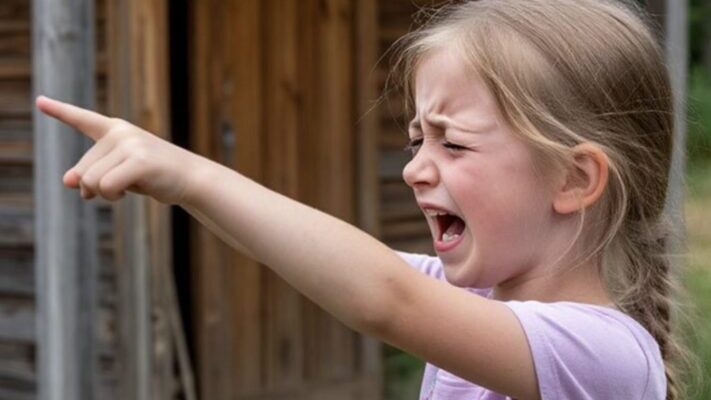 The girl, in tears, pointed toward the shed: “My mommy is in there!” When the police opened the door, they felt their blood run cold.
