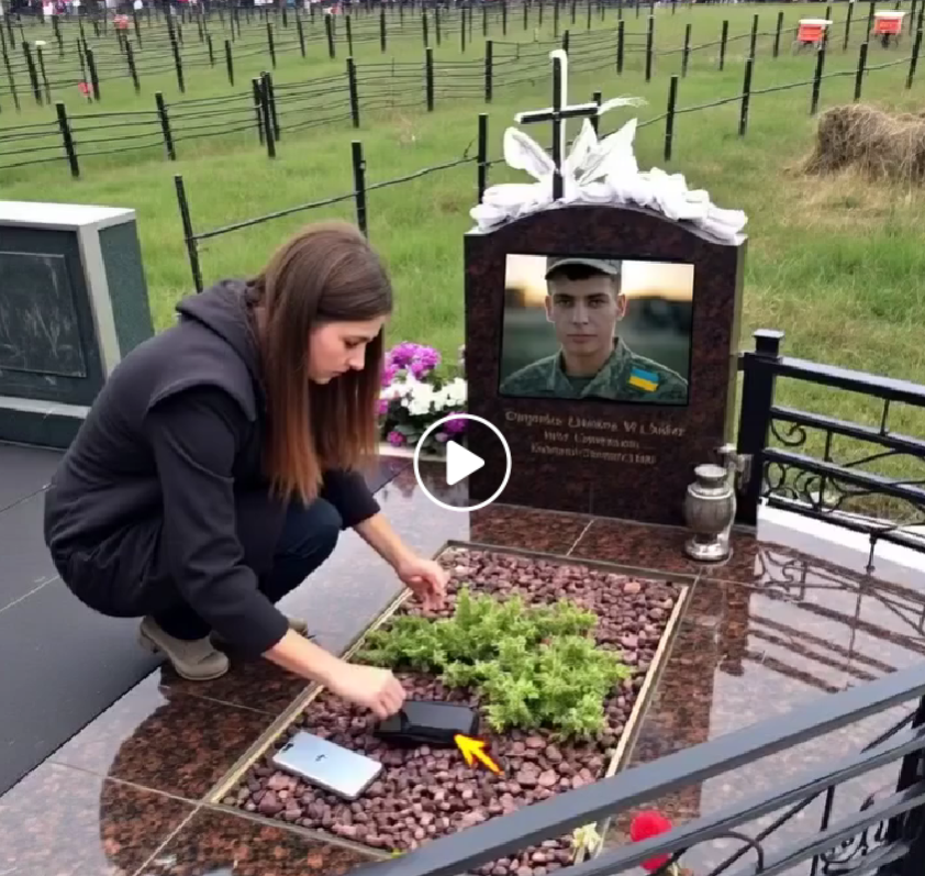 At Her Fiancé’s Grave, Pregnant Olesya Found a Phone — What She Saw Made Her Faint