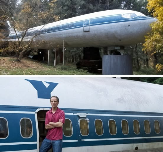 This Man Turned a Retired Boeing 727 into a Unique, Eco-Friendly Home