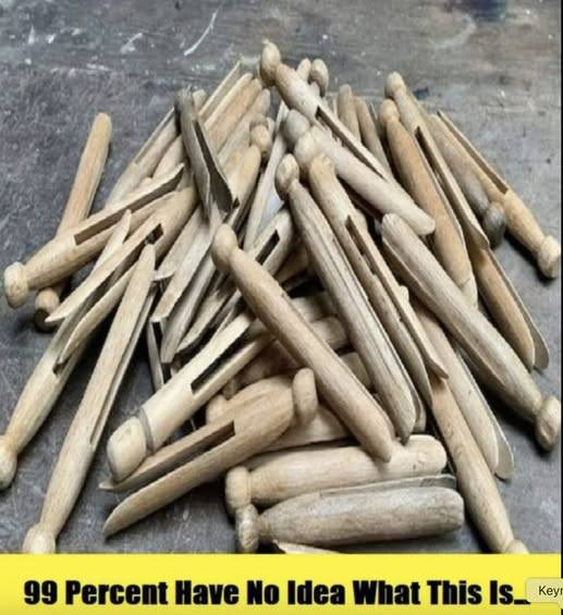 Online users look for answers on old wooden objects that fed clothing to the wind