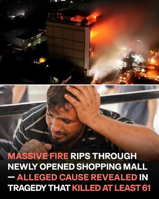 Deadly Blaze Engulfs New Iraq Mall, Killing 61 and Raising Safety Concerns
