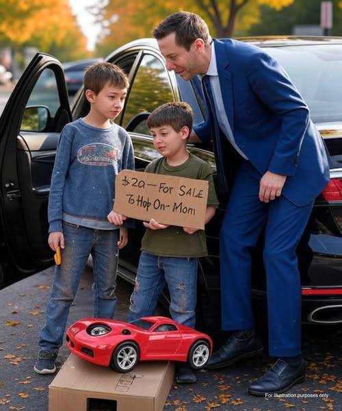 A Millionaire Saw Twin Boys Selling Their Only Toy—He Had No Idea His Kindness Would Change Their Lives Forever