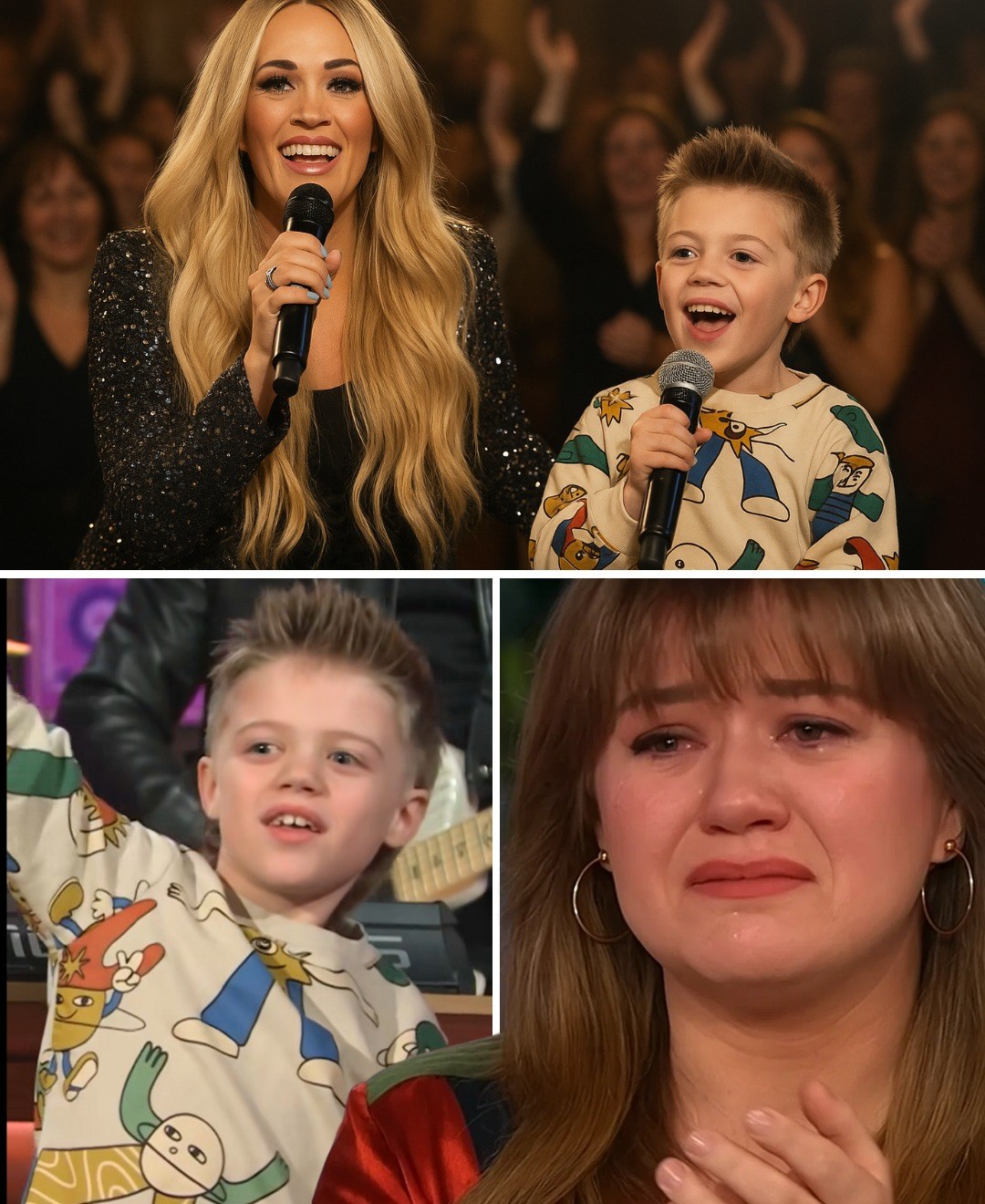 “Kelly Clarkson Shares the Stage with Her Son Remy During Heartwarming Vegas Show”