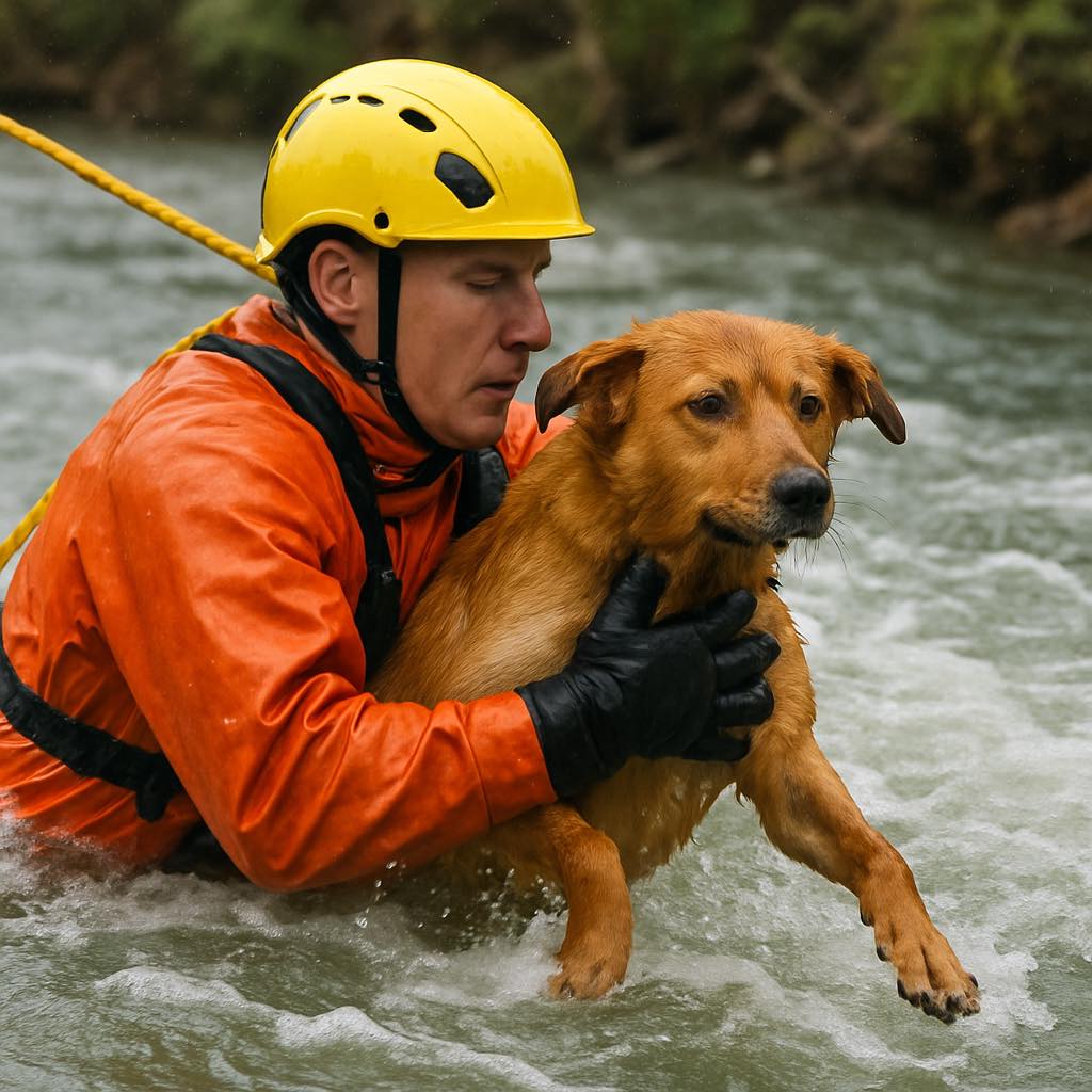 🐾 A Heroic Rescue That Touched the World 🌊❤️