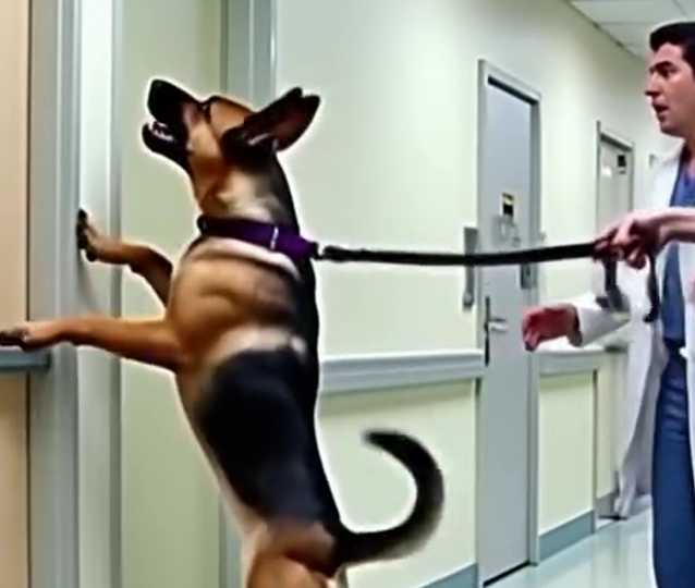 K9 Dog Wouldn’t Stop Barking at Room 207 in a Hospital – What They Found Inside Was Horrifying