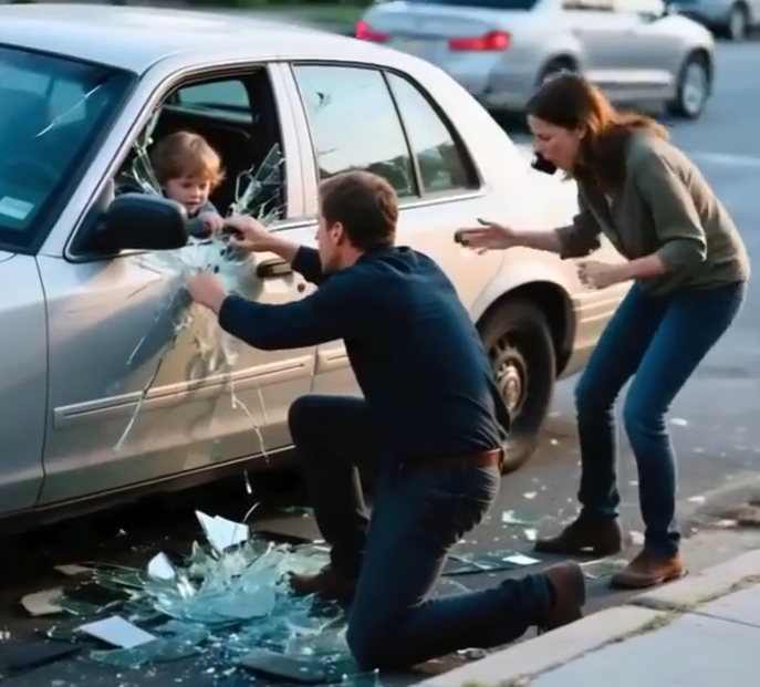 Hero Shatters Car Window To Save Child — But What The Mom Did Next Left Everyone Stunned