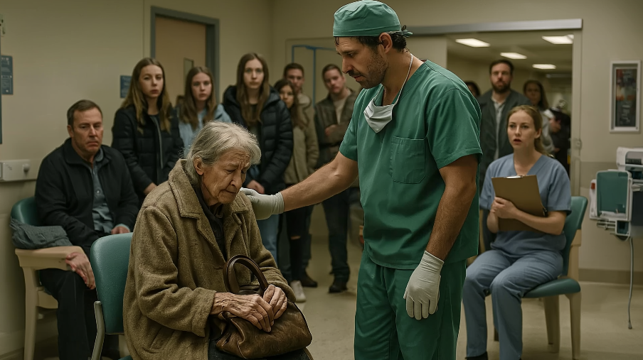 Hospital Laughter Silenced When Surgeon Spoke to Old Woman