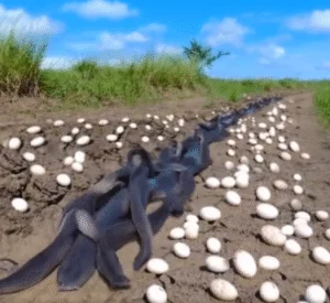 Farmer Finds Hundreds Of Strange Eggs In His Crops – But When They Hatch, He Bursts Into Tears…..