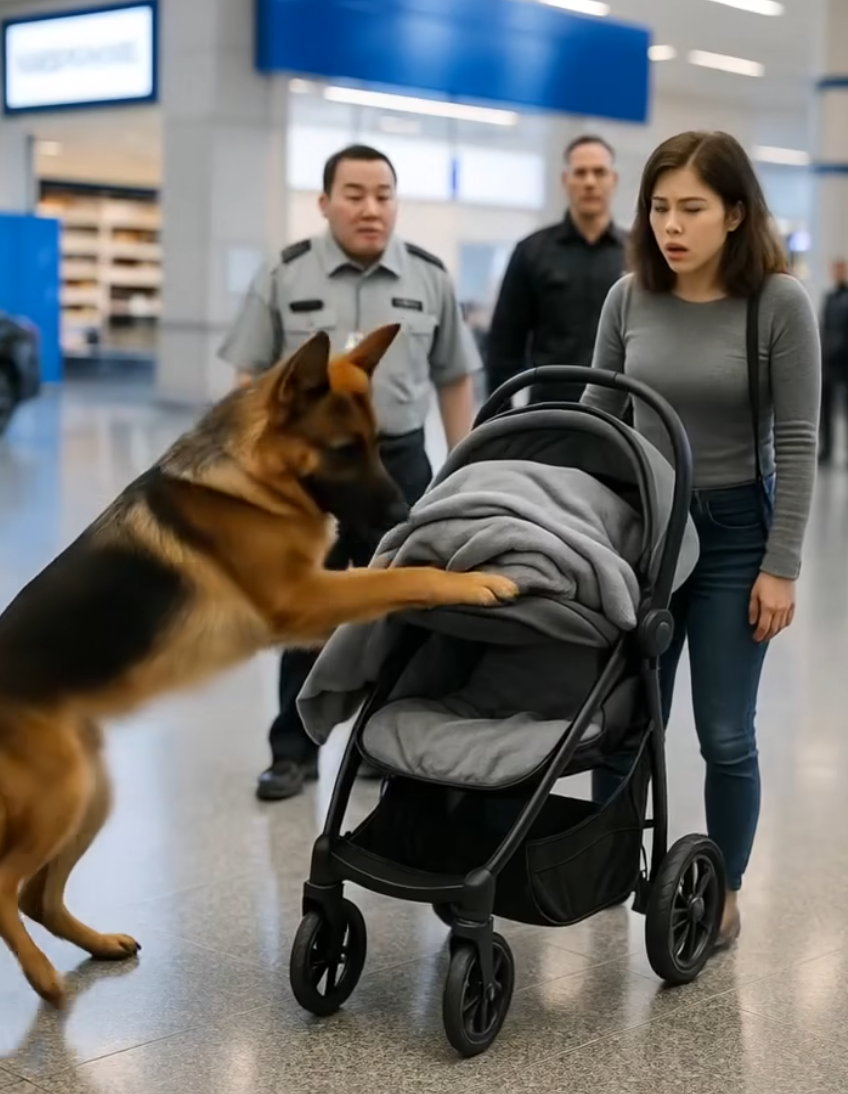 The border patrol officer had long grown used to the curious looks of travelers, but he almost never took his eyes off his loyal partner