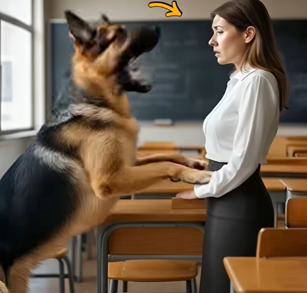 The dog wouldn’t stop barking at the lovely teacher. His instincts were razor-sharp, and soon, a horrifying secret was revealed that left everyone in shock… 