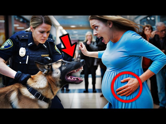 Dog Barks Repeatedly at a 7 Month Pregnant Woman… When Police Realized Why, It Was Already Too Late!