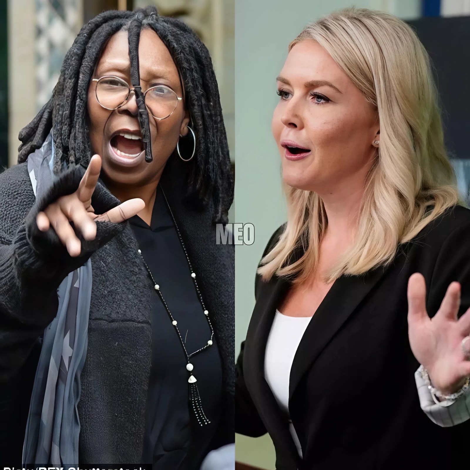 “CANCELED ON LIVE TV!” – Karoline Leavitt DROPS BOMBSHELL on Whoopi Goldberg — ‘The View’ Spins Into Total Chaos – meo