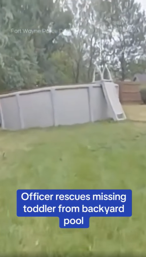 Police Officer Rescues Boy with Autism from Backyard Pool Rescue Captured on Body Camera