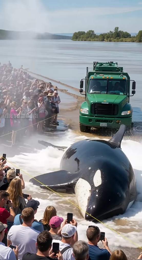 Stranded Orca Saved in Epic Rescue Mission—You Won’t Believe What They Found on Its Skin